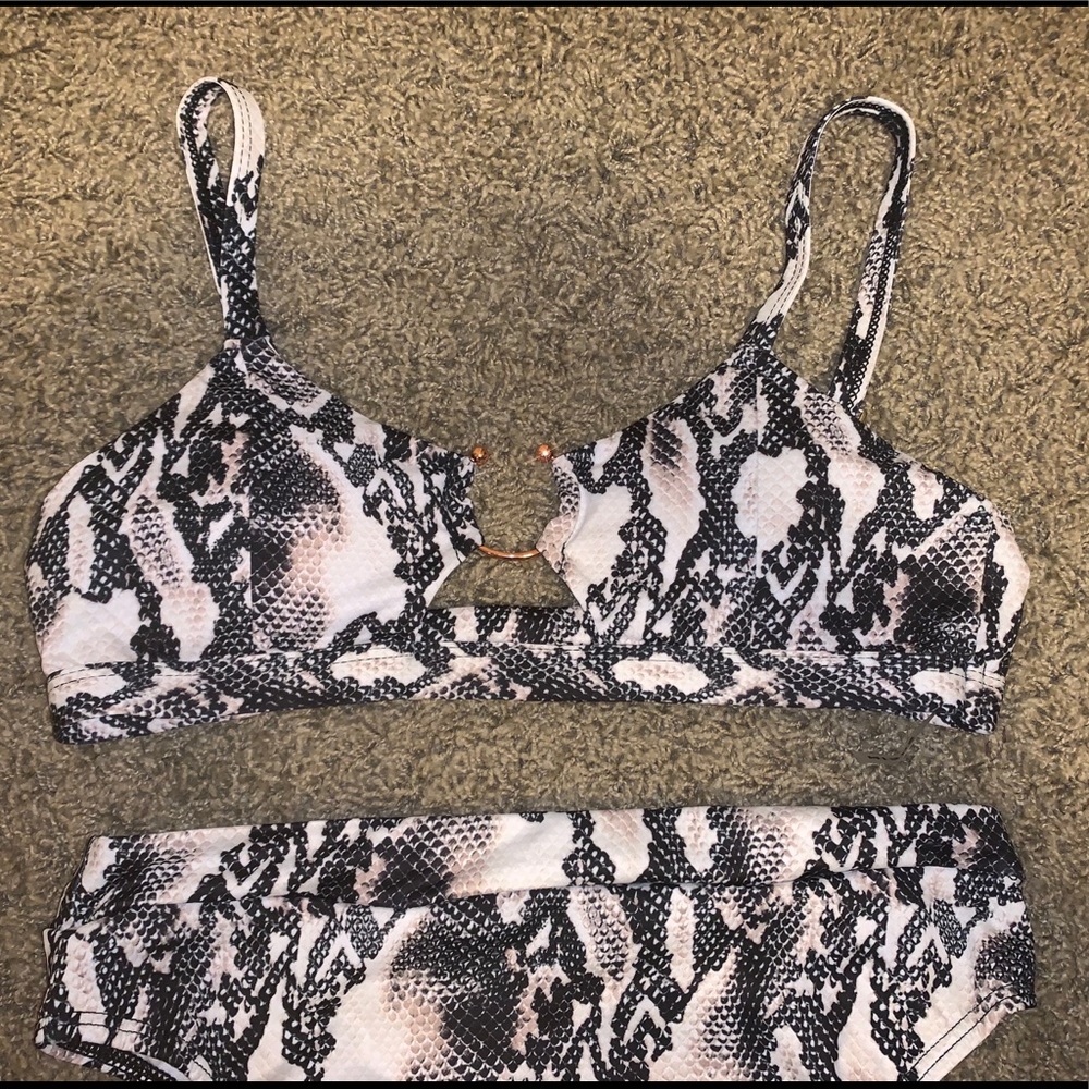 Snakeskin bikini